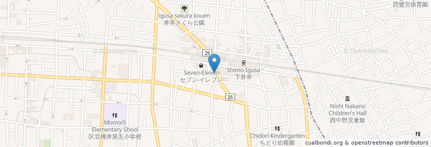 Mapa de ubicacion de マツモトキヨシ en Japan, 東京都, 杉並区.