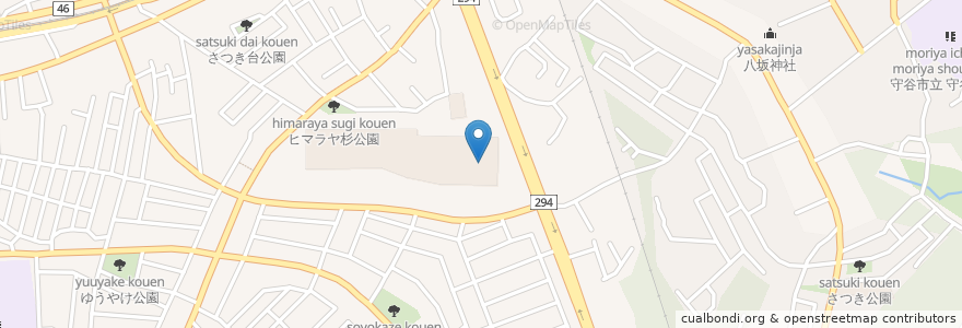Mapa de ubicacion de AEON Cinema en Japan, Ibaraki Prefecture, Moriya.