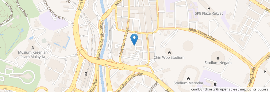 Mapa de ubicacion de Kafei Dian en Malaysia, Selangor, Kuala Lumpur.