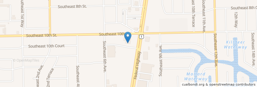 Mapa de ubicacion de Walgreens en Estados Unidos Da América, Flórida, Broward County, Deerfield Beach.