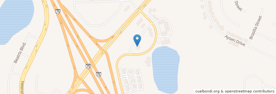 Mapa de ubicacion de Applebee's en ایالات متحده آمریکا, فلوریدا, Charlotte County.
