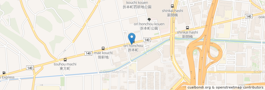 Mapa de ubicacion de 浜っ子ラーメンセンター本部 en 일본, 가나가와현, 요코하마시, 都筑区.