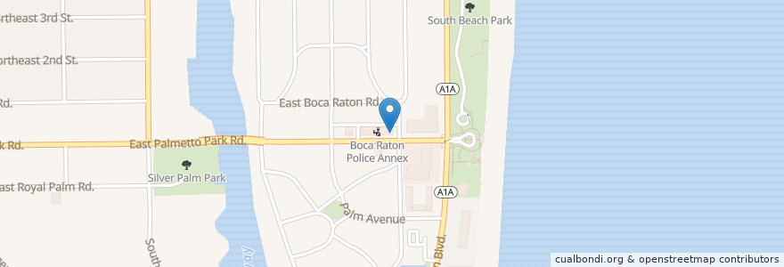 Mapa de ubicacion de Sprinkles & Scoops en Соединённые Штаты Америки, Флорида, Palm Beach County, Boca Raton.