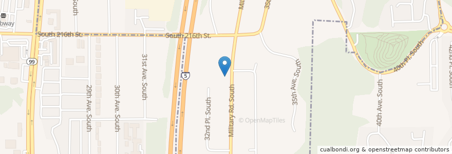 Mapa de ubicacion de Z's Chold Care en الولايات المتّحدة الأمريكيّة, واشنطن, King County, Seatac.