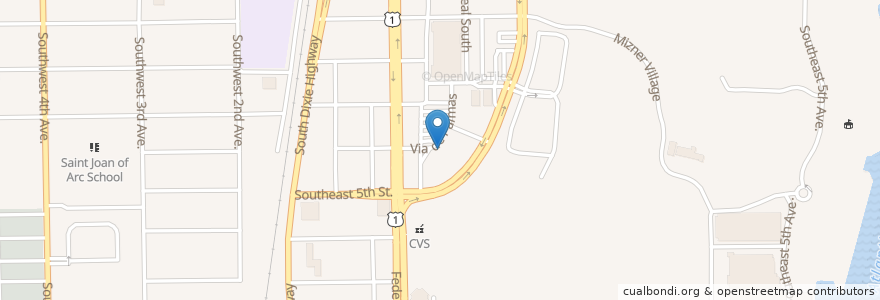 Mapa de ubicacion de Casimir en États-Unis D'Amérique, Floride, Palm Beach County, Boca Raton.