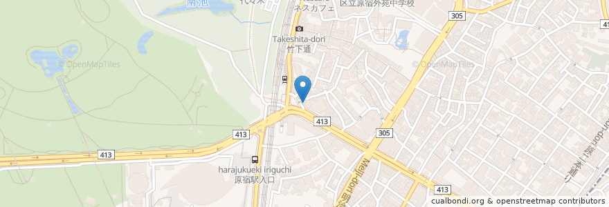 Mapa de ubicacion de Doutor Cafe en Japan, Tokyo, Shibuya.