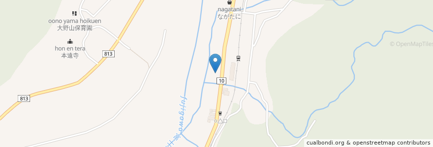 Mapa de ubicacion de 食事処 ゆたか屋 en 日本, 山梨県, 南巨摩郡, 身延町.