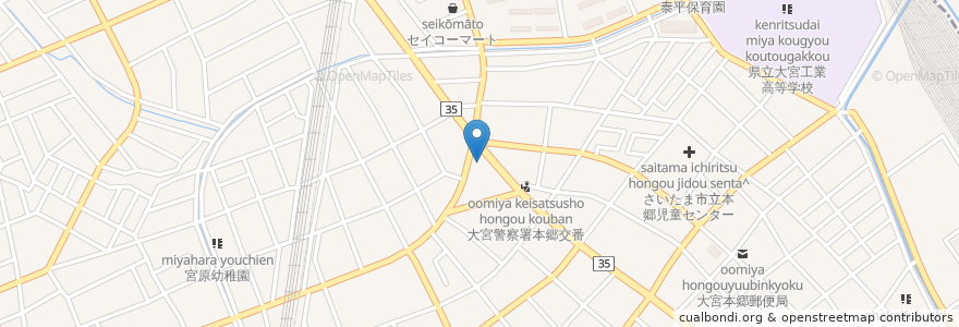 Mapa de ubicacion de JXTG Nippon Oil & Energy en Japan, Saitama Prefecture, Saitama, Kita Ward.