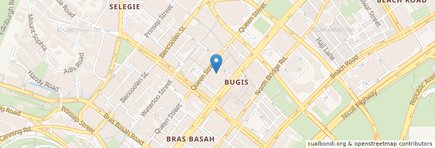 Mapa de ubicacion de Fame @ Bugis+ en Singapore, Central.