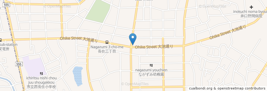 Mapa de ubicacion de 焼き鳥おかちゃん en Japão, 福岡県, 福岡市, 南区.