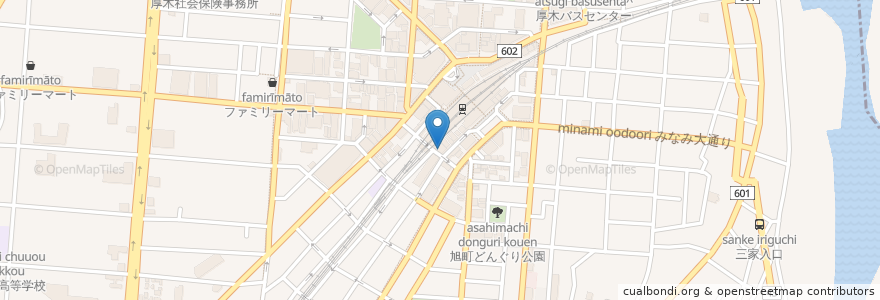 Mapa de ubicacion de SECRET BANQUET en Giappone, Prefettura Di Kanagawa, 厚木市.