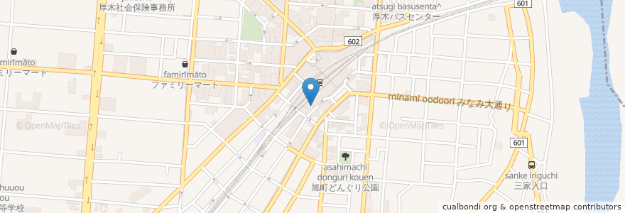 Mapa de ubicacion de SUPER GiRLS en Japan, 神奈川県, 厚木市.