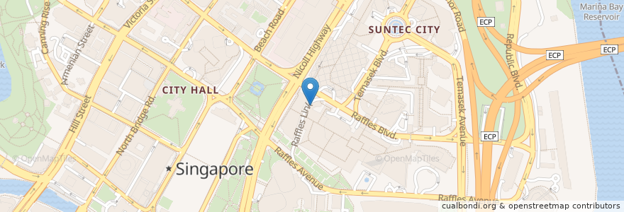 Mapa de ubicacion de The Beacon en 싱가포르, Central.