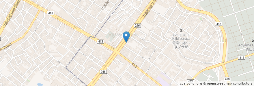 Mapa de ubicacion de Stockholm roast Tokyo en 日本, 東京都, 渋谷区.