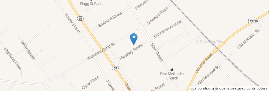 Mapa de ubicacion de Village of Whitesboro Municipal Building en ایالات متحده آمریکا, New York, Oneida County, Town Of Whitestown, Whitesboro.