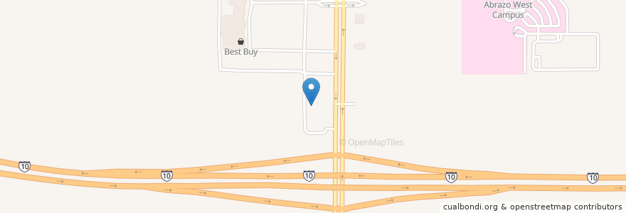 Mapa de ubicacion de Denny's en Соединённые Штаты Америки, Аризона, Maricopa County, Гудиер.