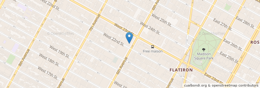 Mapa de ubicacion de Essen Chelsea en ایالات متحده آمریکا, New York, نیویورک, New York County, Manhattan, Manhattan Community Board 5.
