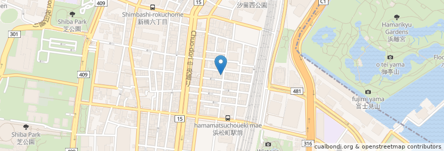 Mapa de ubicacion de Seven seas international school en Japonya, 東京都, 港区.