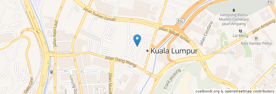 Mapa de ubicacion de Tapestry brunch restaurant en Malaysia, Selangor, Kuala Lumpur.