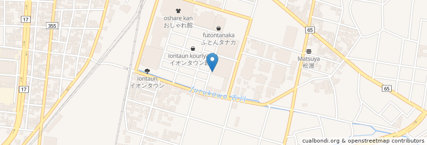 Mapa de ubicacion de ミスタードーナツ en 日本, 福島県, 郡山市.