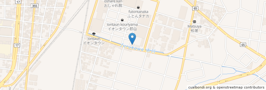 Mapa de ubicacion de ロイヤルホスト en ژاپن, 福島県, 郡山市.