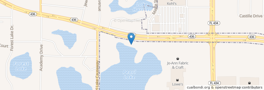 Mapa de ubicacion de Ootoya Sushi en United States, Florida, Seminole County, Altamonte Springs.