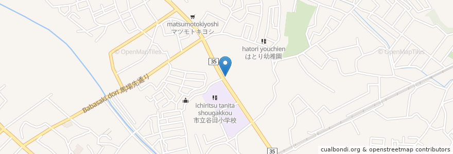 Mapa de ubicacion de 谷田防犯ステーション en Japón, Prefectura De Saitama, Saitama, Minami.