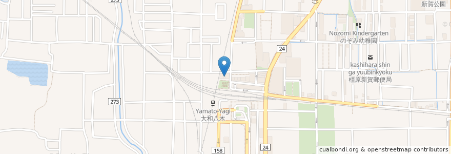 Mapa de ubicacion de ごきげんえびす en Japon, Préfecture De Nara, 橿原市.