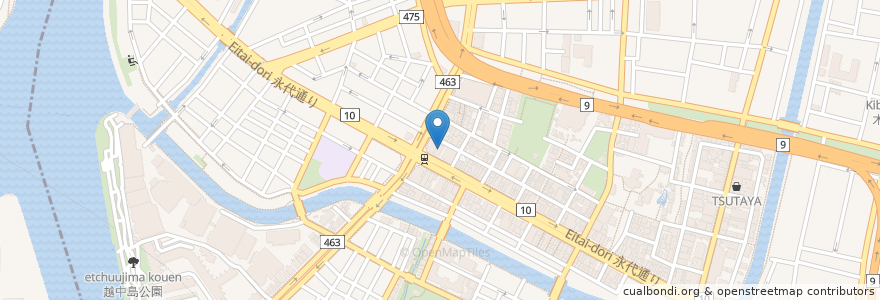 Mapa de ubicacion de NOVA en 日本, 東京都, 江東区.