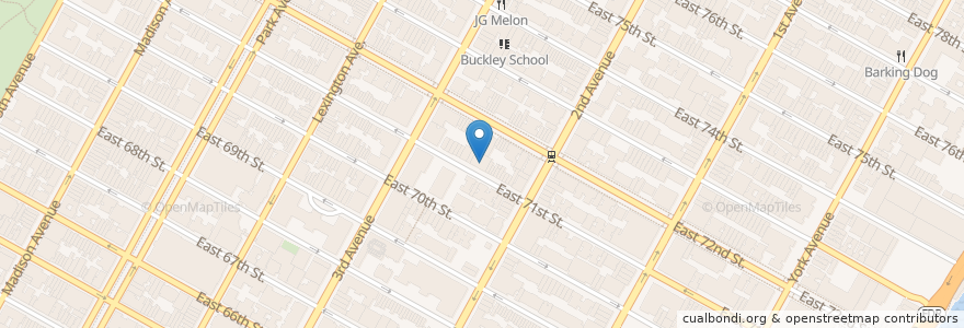 Mapa de ubicacion de Marymount Manhattan College en 미국, 뉴욕, New York, New York County, Manhattan, Manhattan Community Board 8.
