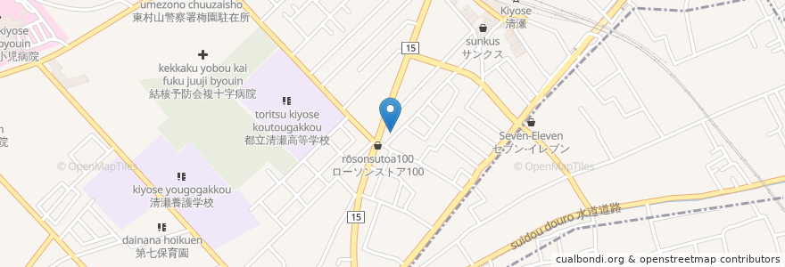 Mapa de ubicacion de レバニラ定食 KEI楽 en Japan, 東京都.