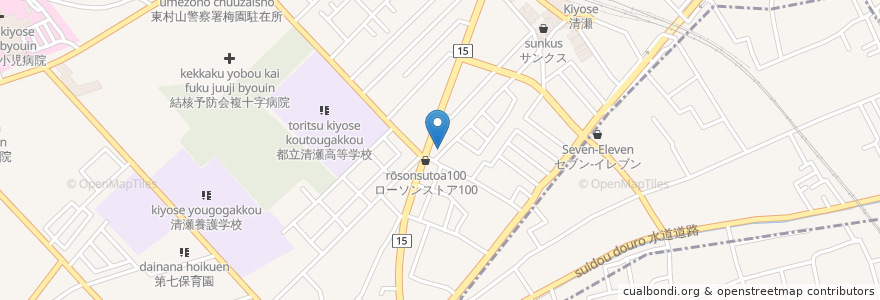 Mapa de ubicacion de お茶とおやつ 和茶 en 日本, 东京都/東京都.