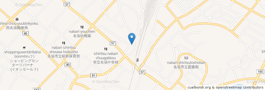 Mapa de ubicacion de Pat名張駅西口駐車場 en Япония, Миэ, 名張市.