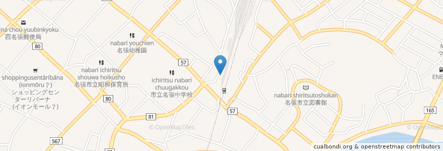 Mapa de ubicacion de Pat名張駅前駐車場 en Japonya, 三重県, 名張市.