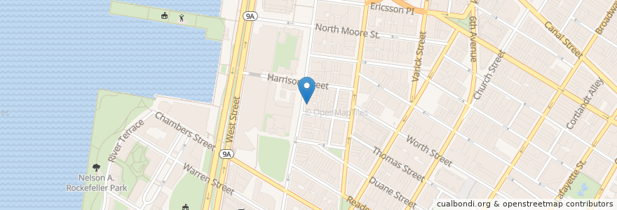 Mapa de ubicacion de Sarahbeth's en Verenigde Staten, New York, New York, New York County, Manhattan.