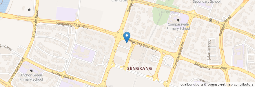 Mapa de ubicacion de Kumon Learning Centre en Singapour, Northeast.