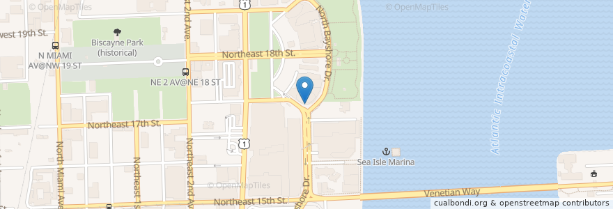 Mapa de ubicacion de Opera House en 美利坚合众国/美利堅合眾國, 佛罗里达州/佛羅里達州, 迈阿密-戴德县/邁亞美戴德縣/邁阿密-戴德郡, 迈阿密/邁阿密.