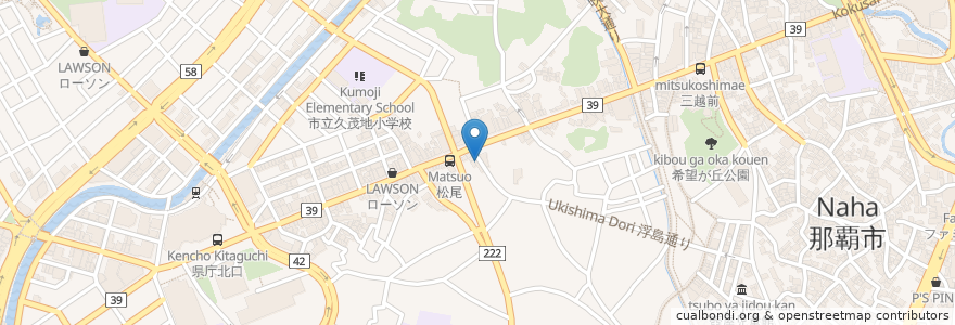 Mapa de ubicacion de 沖縄写真デザイン工芸学校 en 日本, 冲绳县/沖繩縣, 那霸市.