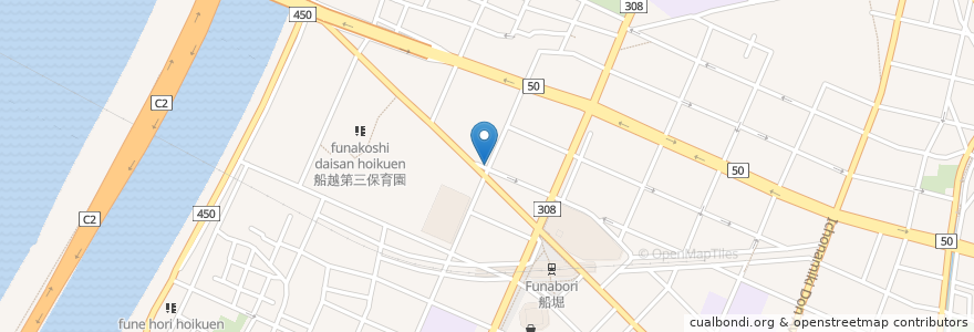 Mapa de ubicacion de 郵便ポスト en اليابان, 東京都, 江戸川区.