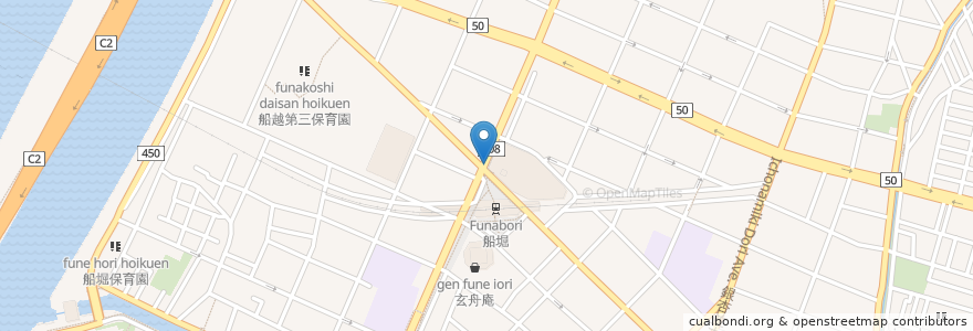 Mapa de ubicacion de 郵便ポスト en 일본, 도쿄도, 江戸川区.