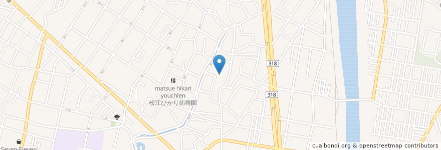 Mapa de ubicacion de 妙音寺 en 일본, 도쿄도, 江戸川区.