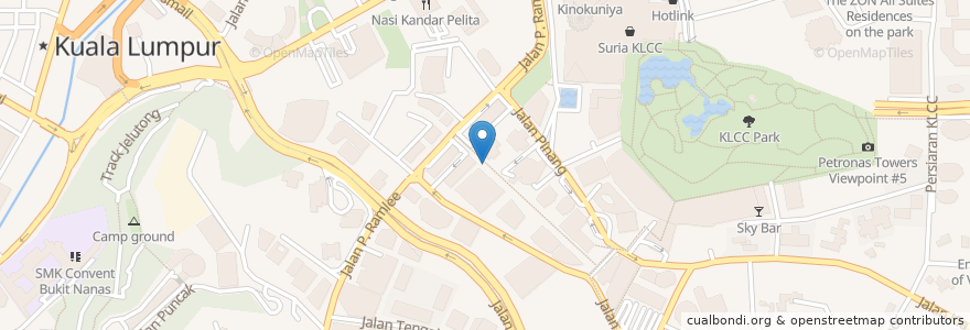 Mapa de ubicacion de Skoozi en Maleisië, Selangor, Kuala Lumpur.