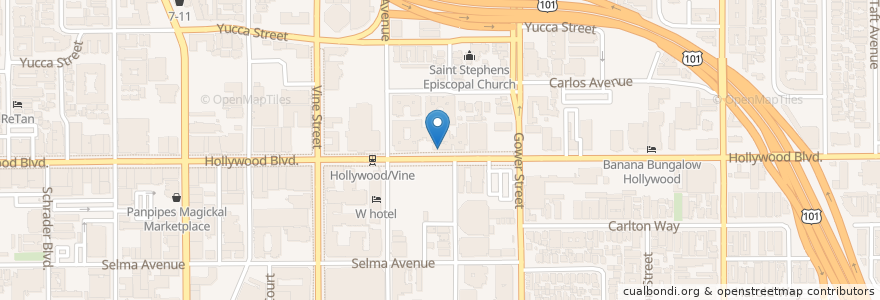 Mapa de ubicacion de Shake Shack en アメリカ合衆国, カリフォルニア州, Los Angeles County, ロサンゼルス.