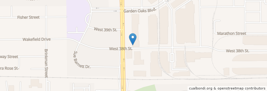 Mapa de ubicacion de Smile Squad en United States, Texas, Houston, Harris County.