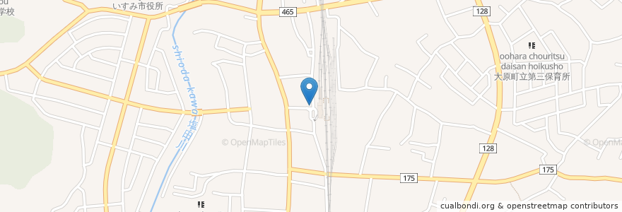 Mapa de ubicacion de ストリートカフェ en Japón, Prefectura De Chiba, いすみ市.