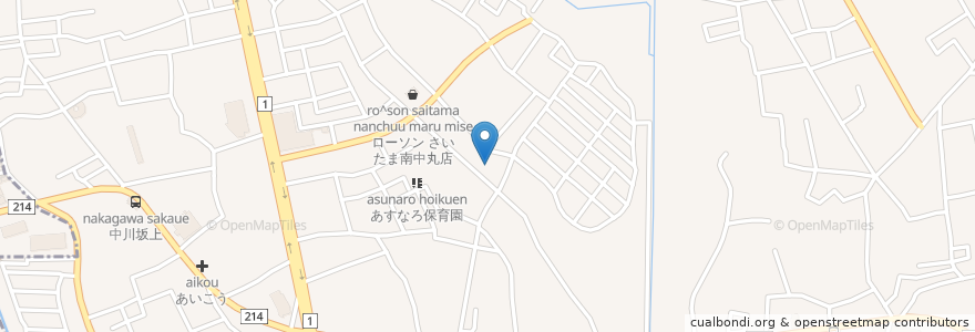Mapa de ubicacion de はんがい眼科 en 日本, 埼玉县, 埼玉市, 見沼区.