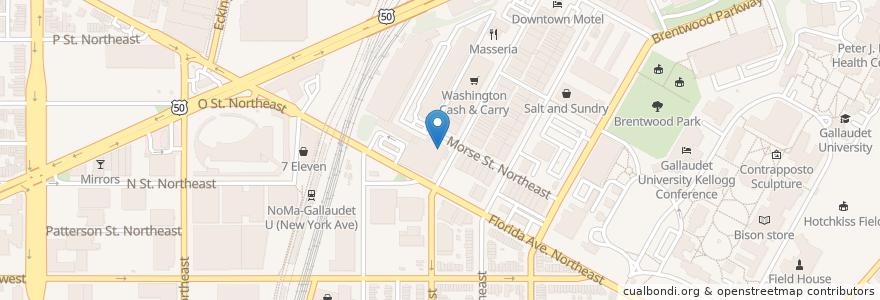 Mapa de ubicacion de Stellina Pizzeria en アメリカ合衆国, ワシントンD.C., Washington.