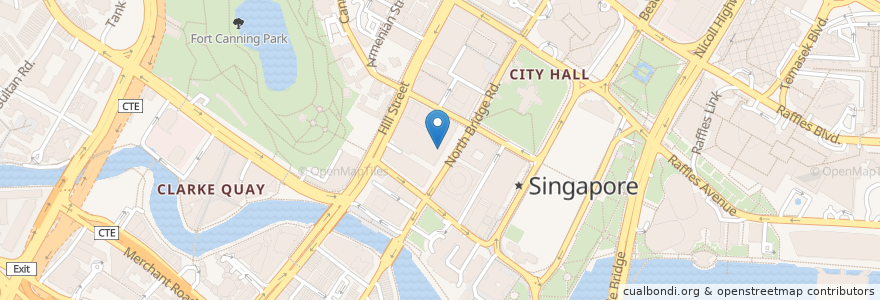 Mapa de ubicacion de Delibowl en Singapore, Central.