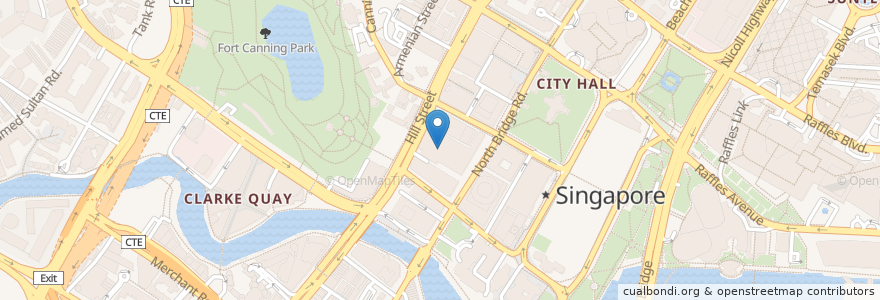 Mapa de ubicacion de Steak & Sushi en Singapura, Central.
