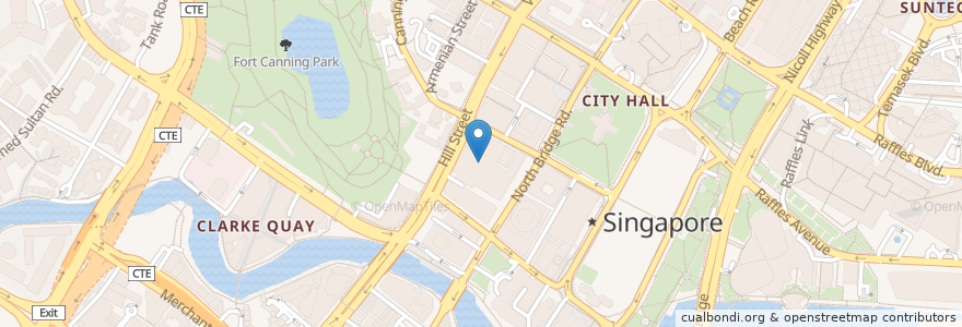 Mapa de ubicacion de Toast Box en Сингапур, Central.